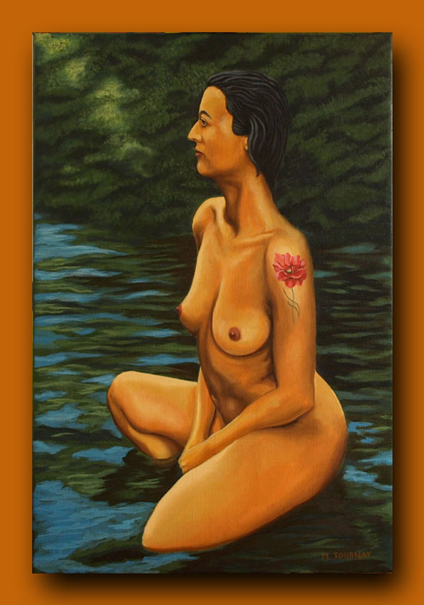 La jeune femme à la fleur